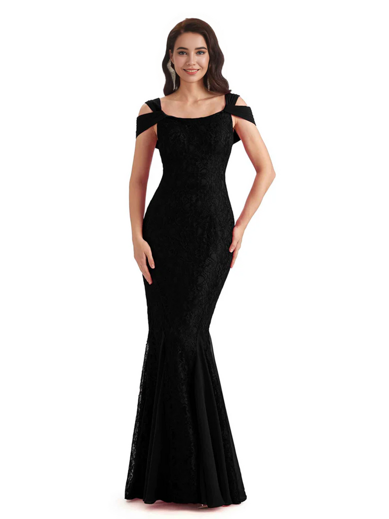 Sexy Lace Mermaid Cold Shoulder Mother of The Groom Dresses
