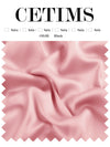 Soft Satin Fabric Swatch Blush