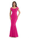 Sexy Lace Mermaid Cold Shoulder Mother of The Groom Dresses