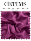 Soft Satin Fabric Swatch Orchid