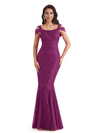 Sexy Lace Mermaid Cold Shoulder Mother of The Groom Dresses