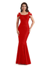 Sexy Lace Mermaid Cold Shoulder Mother of The Groom Dresses