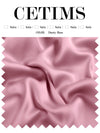 Soft Satin Fabric Swatch Dusty-Rose