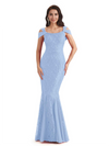 Sexy Lace Mermaid Cold Shoulder Mother of The Groom Dresses