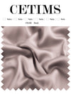 Soft Satin Fabric Swatch Dusk
