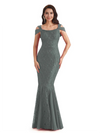 Sexy Lace Mermaid Cold Shoulder Mother of The Groom Dresses