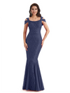 Sexy Lace Mermaid Cold Shoulder Mother of The Groom Dresses