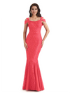Sexy Lace Mermaid Cold Shoulder Mother of The Groom Dresses
