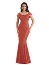 Sexy Lace Mermaid Cold Shoulder Mother of The Groom Dresses