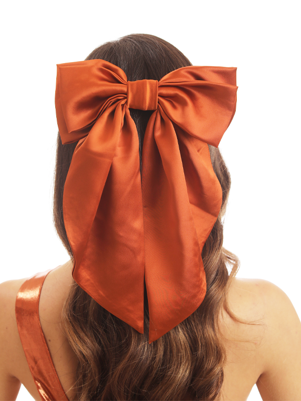 Bow Satin Hair Clip