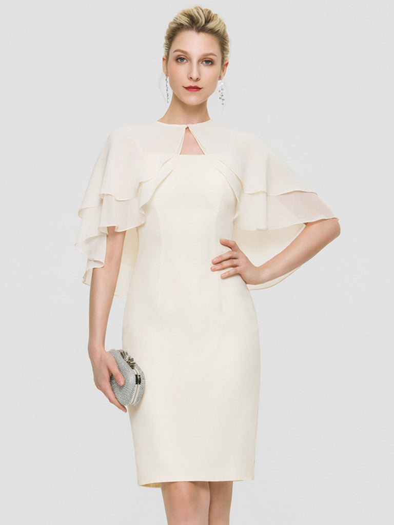 cocktail dress with shawl Chiffon Cocktail Special Occasion Cape Shawl for Wedding Favors Bride Bridesmaid Gifts Evening Dress Shawl