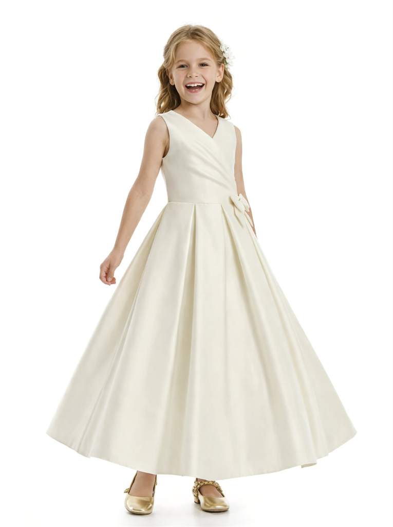 Boho Style Communion Dresses For Wedding  Flowers Pageant Dress Evening Gowns