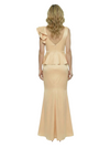 Elegant Scoop Ruffle Satin Mermaid Mother Of The Bride Dress