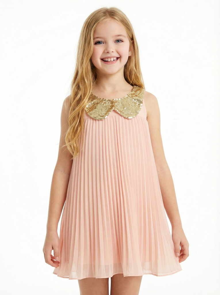 A Line Wedding Flowers Girl Gowns Chiffon Dress Flower Princess Dress Gowns