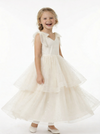 Spuffy Communion Dress For Wedding  Flowers Pageant Dress Evening Gowns