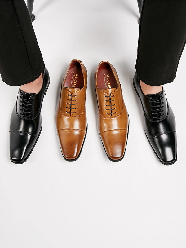 Best Man Wedding Leather Shoes Casual Men's Shoes Business Formal Wear Trendy Low-top