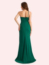 Sexy One Shoulder Stretch Jersey Long Mermaid Bridesmaid Dresses