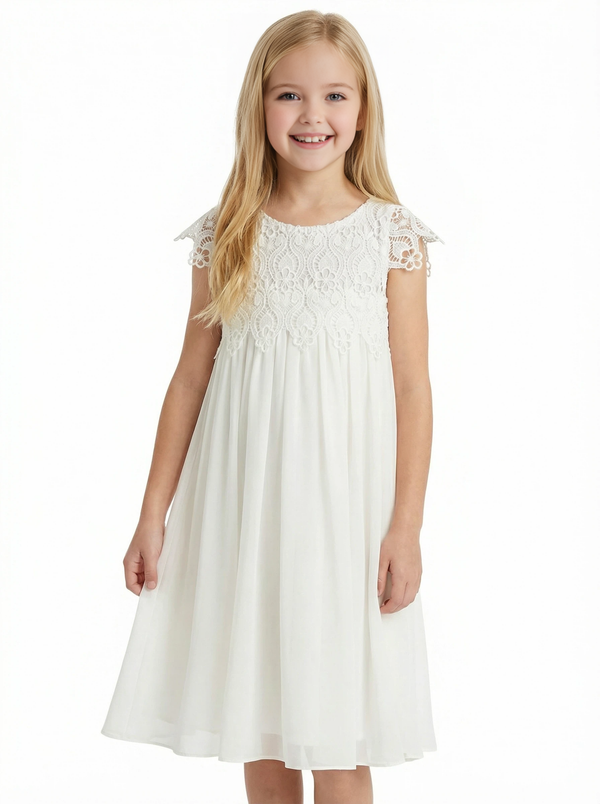 Boho Flower Wedding Girl Gowns Boho Dress Flower Princess Gowns Little Communion Wear