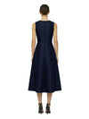 Elegant Jewel Flower Soft Satin A-line Short Mother of the Bride Dresses
