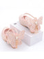 Girls princess shoes little girl crystal leather shoes children's soft bottom sequins