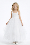 Wedding Flowers Pageant Dress V Neck Flower Princess Dress Princess Lace