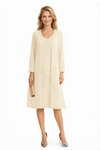 Elegant V-Neck Chiffon A-Line Mother Of The Bride Dresses and Jacket