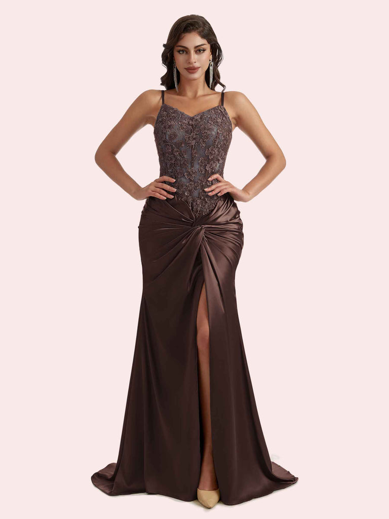 chocolate brown lace bridesmaid dresses BABARONI BABARONI Chiffon Chocolate Bridesmaid Dresses Sweetheart Floor-length Cap Sleeve Ruffle A-line, Chocolate / US0