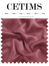 Soft Satin Fabric Swatch Desert-Rose