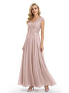 Beautiful Cap Sleeve Lace Chiffon A-Line Mother of the Bride dresses