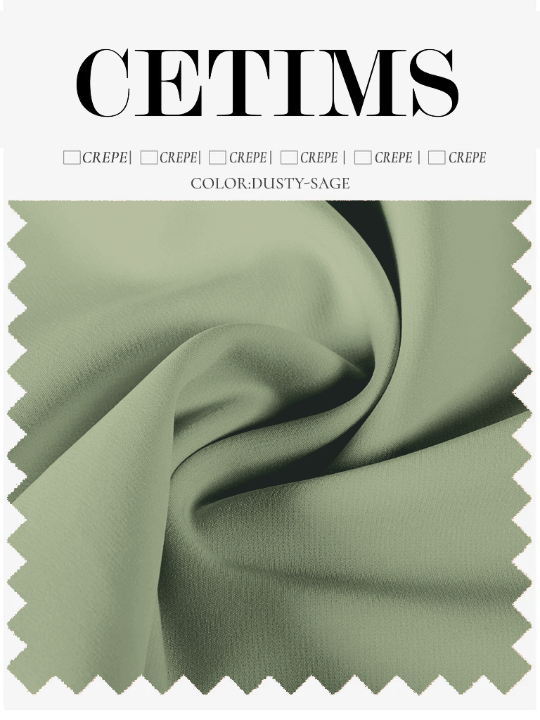 Crepe Fabric Swatches