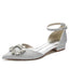 Glitter Crystal Low Heels  For Women