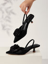 Women's Trendy Floral Decor Comfortable Fashion High Heel Pumps
