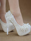 Princess lace high heels flower rhinestone tassel bridal wedding shoes bridesmaid shoes