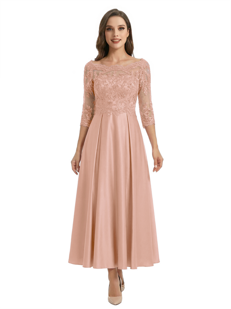 mother of the groom dresses rose gold MACloth Women Mother of Bride Dresses Cap Sleeves Sequin Bridesmaid Formal Gown Lavender / Floor Length / US10