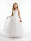 Spaghetti-Straps Princess Flower Dress Birthday Party Dresses