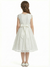 Lace Cap Sleeve Bow Princess Dress Flower Girl Dress Birthday Party Dresses