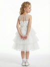 Tulle Wedding Flowers Girl Gowns Boho Dress Flower Princess Gowns Cute Flowery Dresses