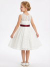 Girl Communion Wear Wedding Flowers Girl Gowns Boho Dress Flower Princess Gowns for Wedding