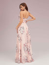 Cute Sweetheart Unique Long Floral Chiffon Bridesmaid Dresses Online
