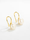 Sterling Silver Freshwater Cultured Pearl Wedding Jewelry Earrings For Women
