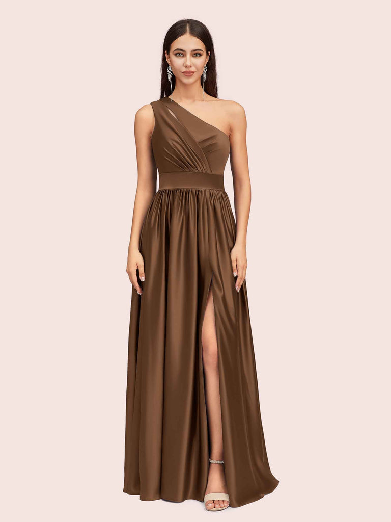 brown prom dresses 2023 Shop Romantic 2020 Brown Tulle & Sequin Lace V-neck Long A-line Evening Prom Dresses