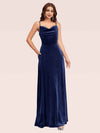 Sexy Velvet Spaghetti Straps Long Bridesmaid Dresses Online