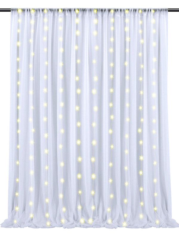 Luminous Outdoor Wedding Decoration Background Curtain With Light, HCP27L
