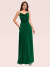 Sexy Spaghetti Straps Velvet Long Graduation Prom Dresses Online