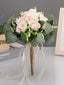 Wedding Flower For The Groom And Bride, Simulated Rose Wedding Bouquet, WF10