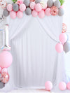 Outdoor Wedding Decoration White Separate Background Curtain, HCP02