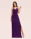 Sexy Velvet Criss Cross V-neck Long Mermaid Party Prom Dresses Online