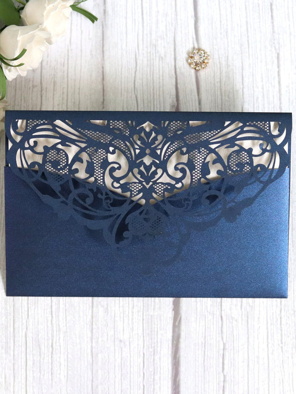 European Style Wedding Invitation, Hollow Out Holiday Greeting Card, HK-242