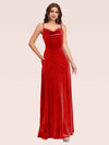 Sexy Spaghetti Straps Velvet Long Graduation Prom Dresses Online