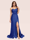 Sexy Side Slit Stretchy Jersey Long Mermaid Evening Prom Dresses Online